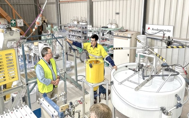 Andromeda Metals Demonstrates Strong Economics Of HPA Process with New Scoping Study