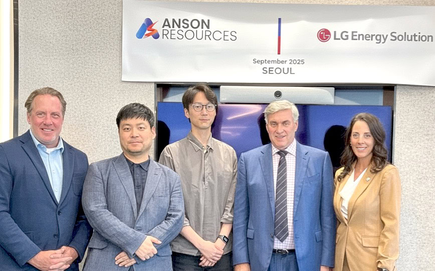 Anson Resources Signs Offtake Agreement with LG Energy Solution for Lithium from Paradox Basin