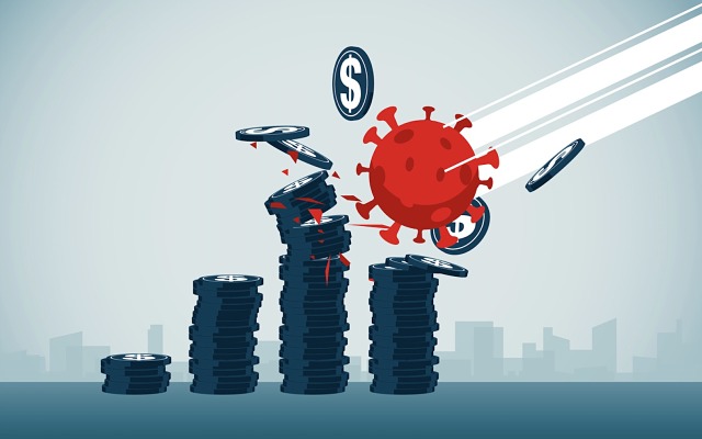 Arm wrestle battle between stimulus and COVID-19