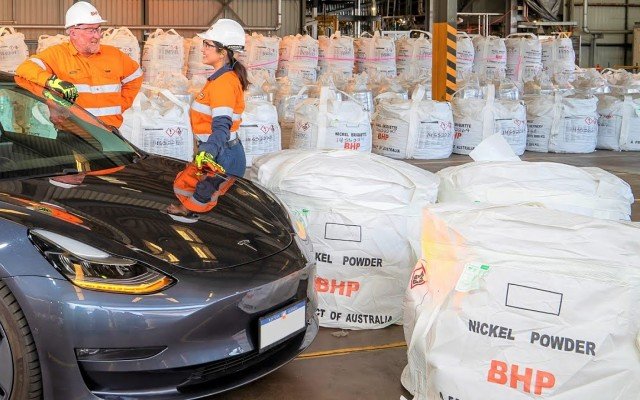 BHP strikes deal to supply nickel for Tesla’s electric vehicles