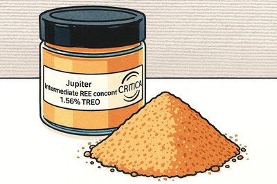 Critica Advances Jupiter REE Project With Hanoi Pilot Plant for Concentrate Beneficiation