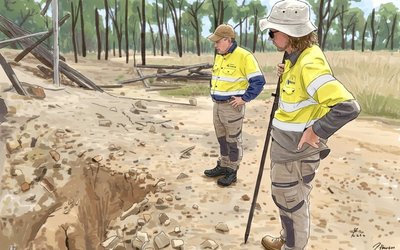 Dart Mining Confirms Bonanza Antimony and Gold Grades with Sampling at Coonambula