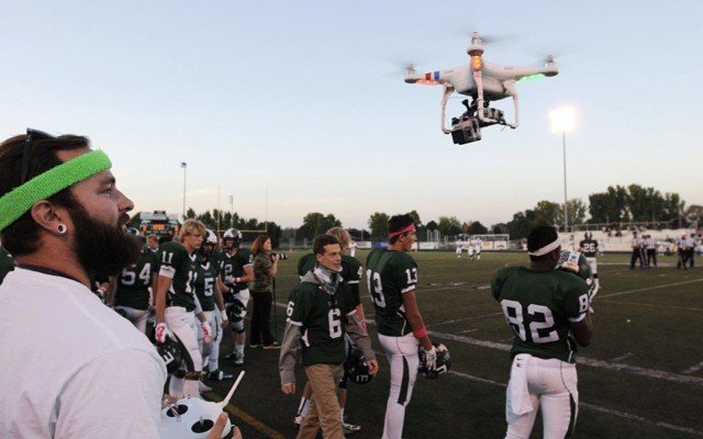 US drone adopts ParaZero’s safety system for flight over football fans