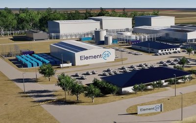 Element 25 receives US$166m DoE grant to build high-purity manganese refinery in Louisiana