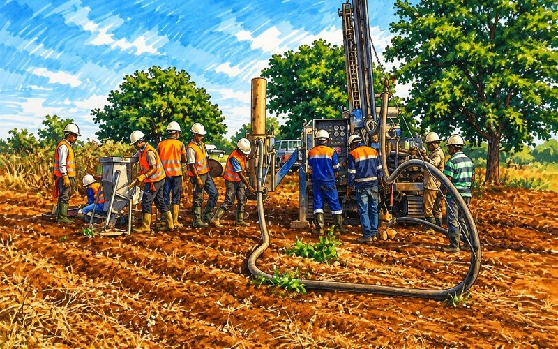 Enegex Kicks Off RC Drilling at Gogo, Reports Promising Gold Intercepts at Tougbe