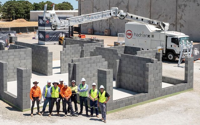 FBR reaches commercial block laying speed for Hadrian X