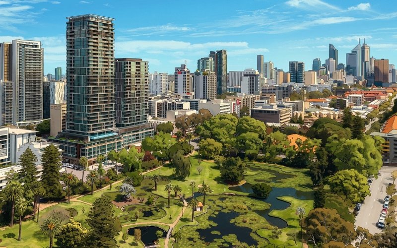 Finbar Group to Commence Settlements After Completing Landmark Garden Towers Development in East Perth