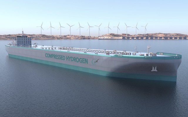 Global Energy Ventures receives approval in principle for pilot compressed hydrogen ship