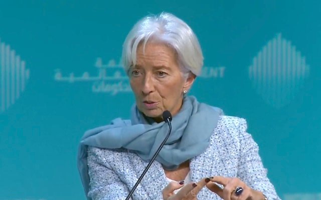 IMF chief Christine Lagarde warns ‘four clouds’ are creating a global economic storm