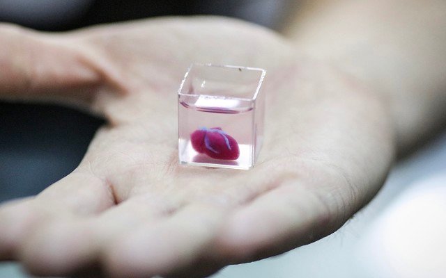 Israeli researchers create world’s first 3D printed heart with human tissue