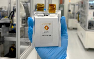 Li-S Energy achieves breakthrough performance in development of lithium-sulfur battery technology