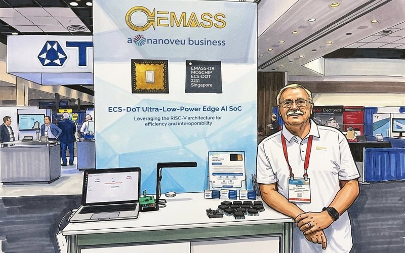 Nanoveu Demonstrates Microphone-Free Keyword Capture on ECS-DoT Chips for Wearable Devices