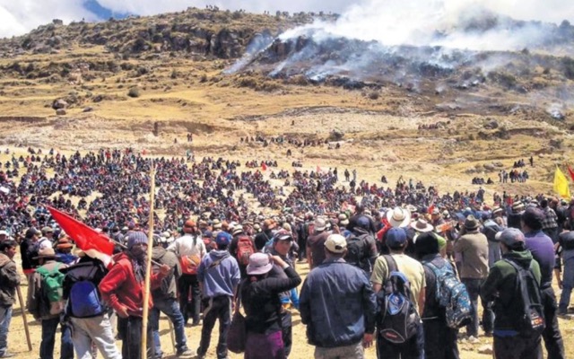 Peru copper production hit amid ongoing protests
