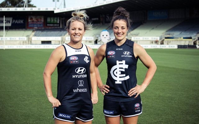 Respiri’s wheezo logo scores prime position on Carlton AFLW uniforms