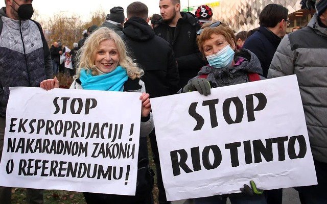 Rio Tinto’s lithium plans in Serbia blocked by green groups