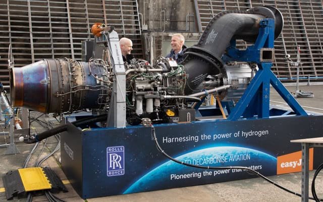 Rolls-Royce takes ‘major step’ in hydrogen-powered jet engine testing
