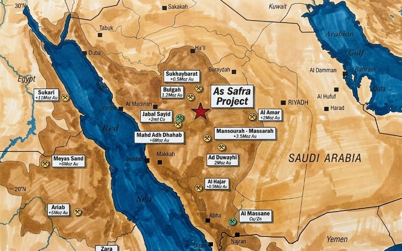 Sierra Nevada Gold Discovers Polymetallic System at As Safra Project in Saudi Arabia